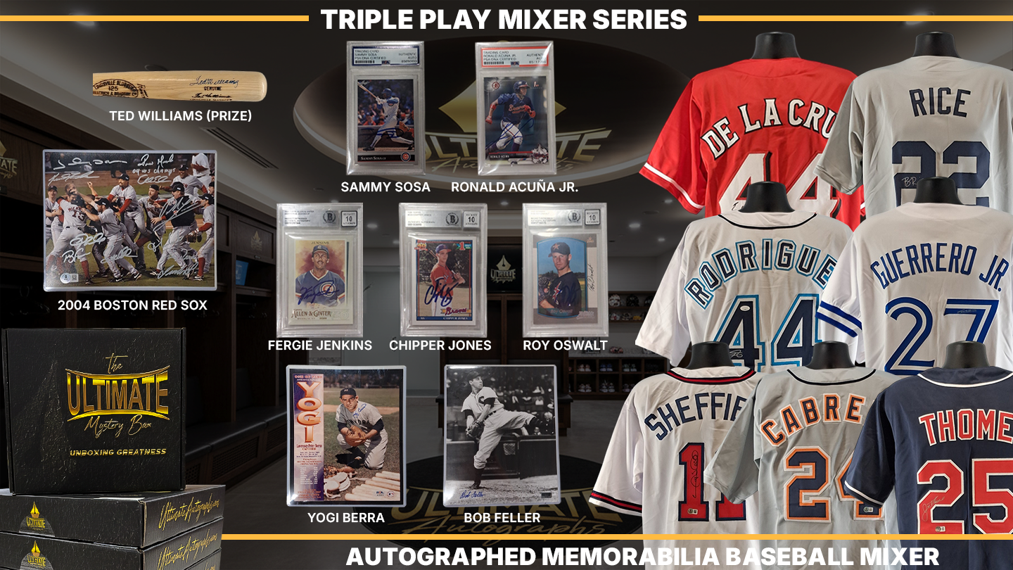 Triple Play Autographed Baseball Mixer Live Break Series
