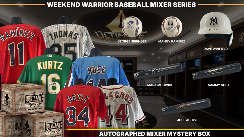 Weekend Warrior Autographed Baseball Mixer Live Break Series