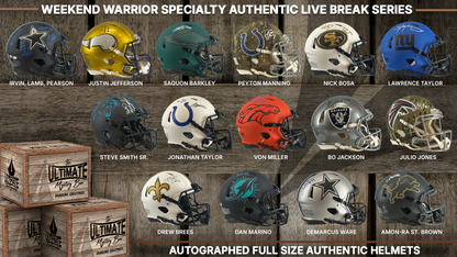 Weekend Warrior Specialty Authentic Helmet Live Break Series