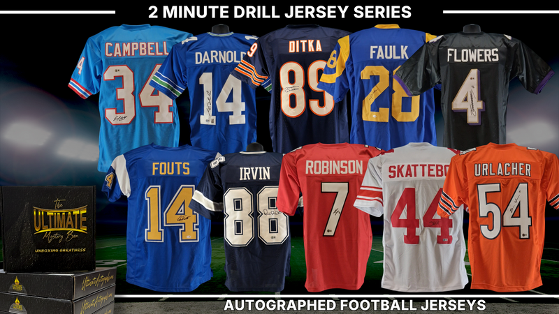 2 Minute Drill Autographed Jersey Live Break Series