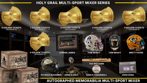 UA headliner graphic — Holy Grail Multi-Sport Mixer Live Break Series