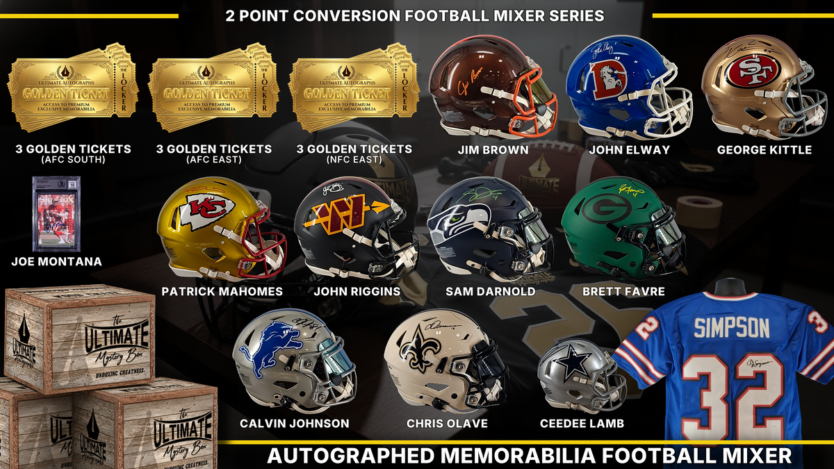 UA headliner graphic — 2 Point Conversion Football Mixer Live Break Series