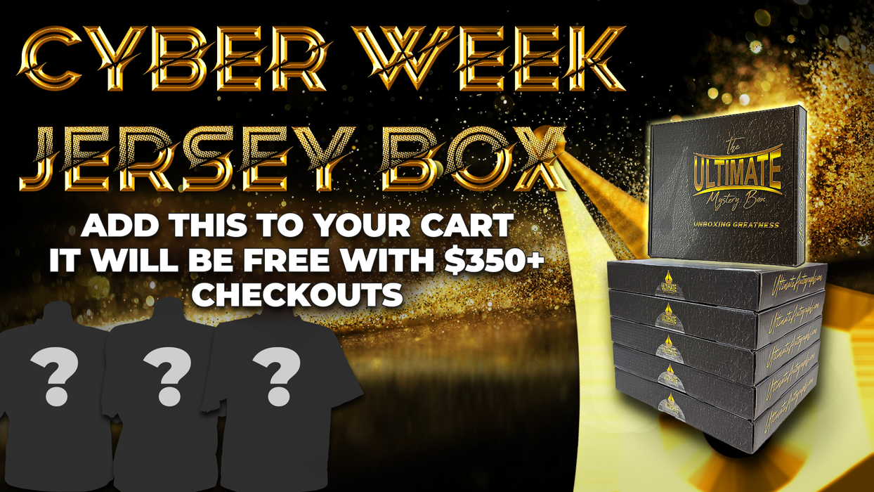 Cyber Week FREE AUTOGRAPHED FOOTBALL JERSEY Promo