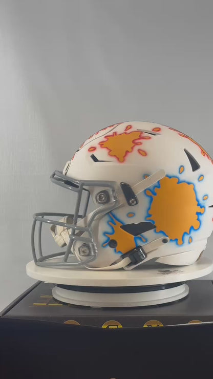 Black and Blue Full Size Helmet Live Break Series