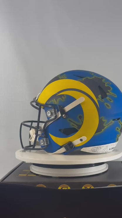 Black and Blue Full Size Helmet Live Break Series