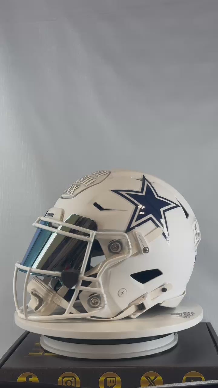 High Roller Loaded Dice Autographed Authentic Football Helmet Live Break Series