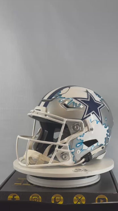 Black & Blue Autographed Authentic Football Helmet Mystery Box Series