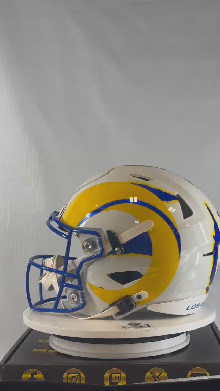 Black and Blue Full Size Helmet Live Break Series