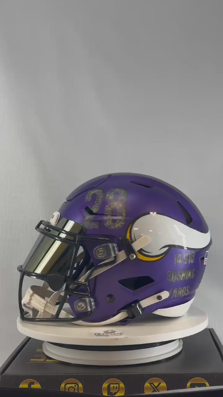 High Roller Loaded Dice Autographed Authentic Football Helmet Live Break Series