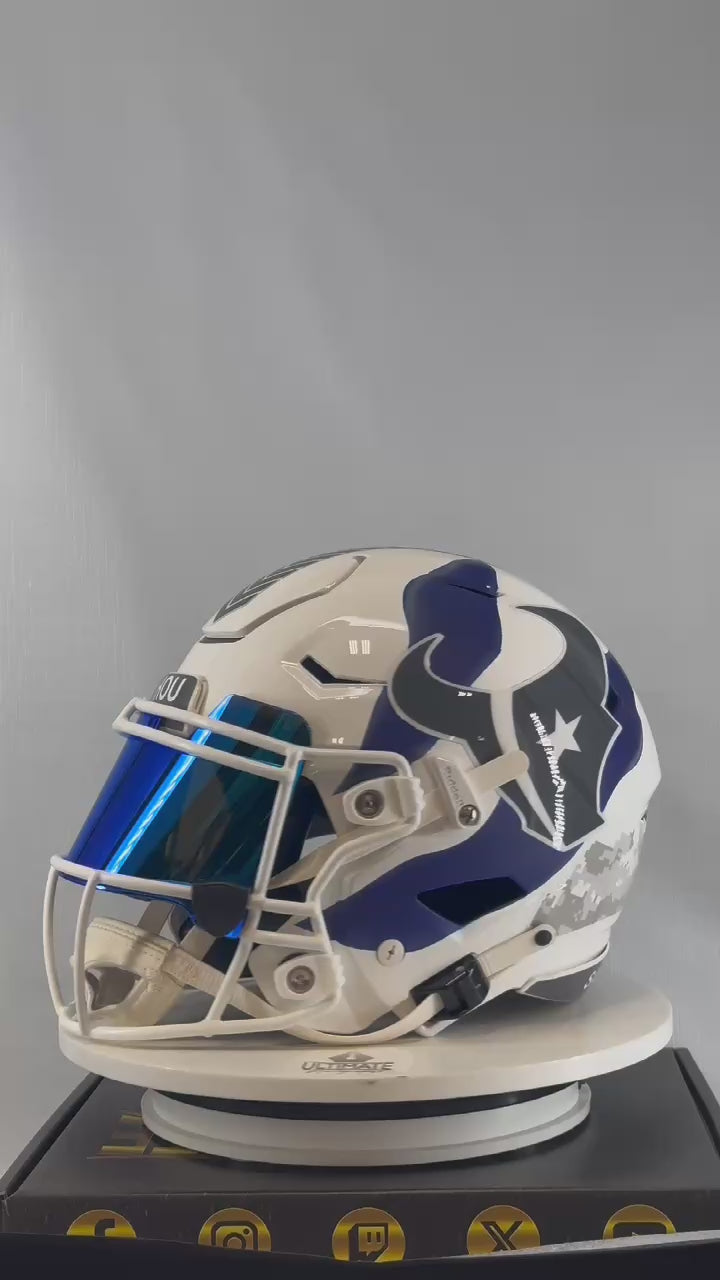 High Roller Loaded Dice Autographed Authentic Football Helmet Live Break Series