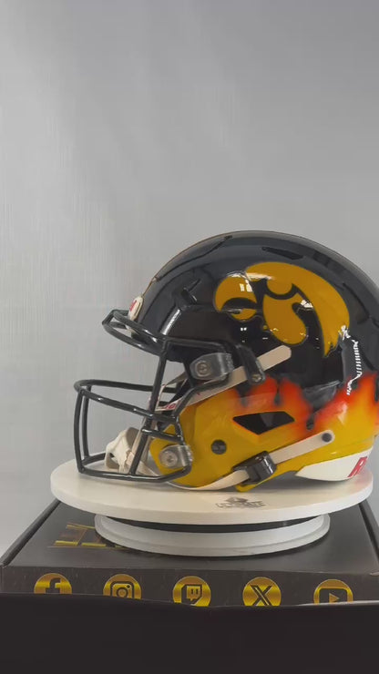 Black & Blue Autographed Authentic Football Helmet Mystery Box Series