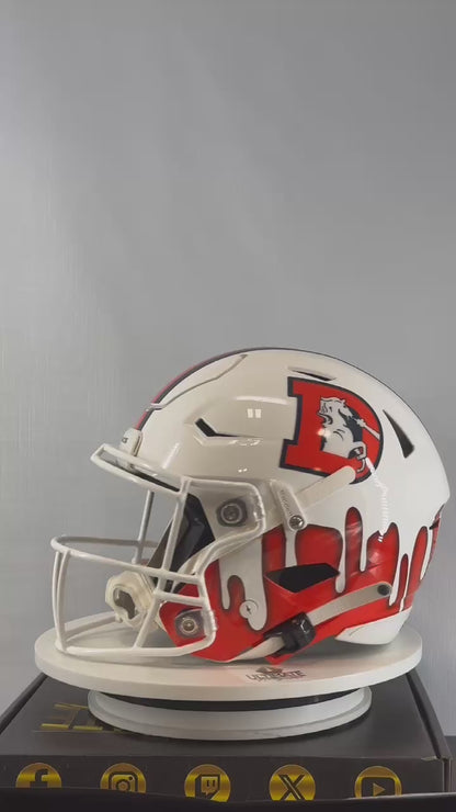 Black & Blue Autographed Authentic Football Helmet Mystery Box Series