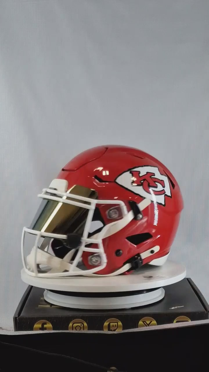 SpeedFlex Autographed Full-Size Football Helmet Live Break Series