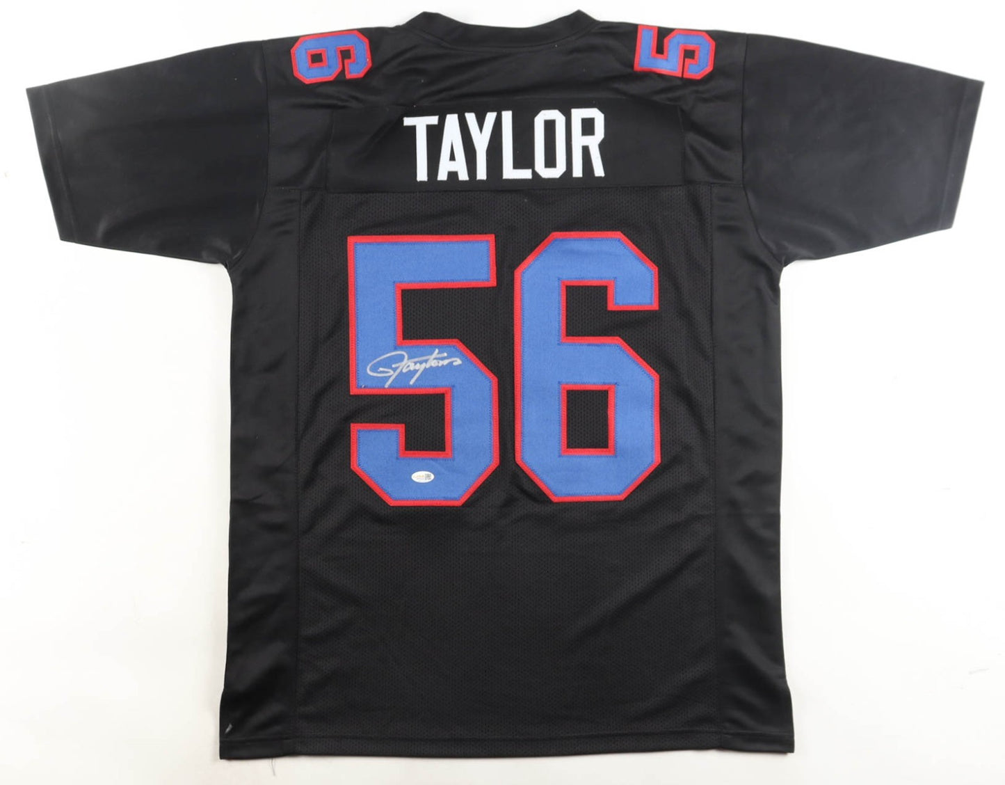 Lawrence Taylor Signed New York Giants Custom Black Jersey (JSA)