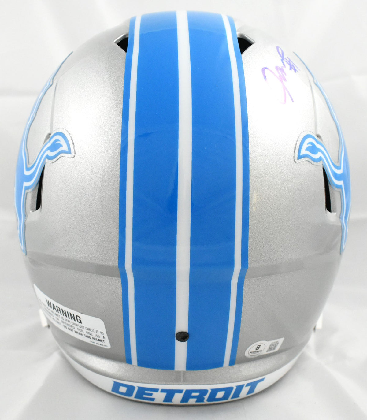 Jameson Williams Signed Detroit Lions Full Size Speed Helmet