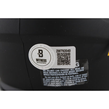 Sam Leavitt Arizona State Sun Devils Autographed Black Mini Helmet