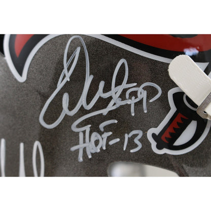 Mike Alstott & Warren Sapp Multi-Signed Buccaneers Full Size Helmet