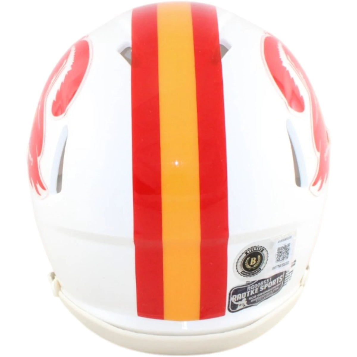 Rob Gronkowski Signed Tampa Bay Buccaneers Throwback Mini Helmet