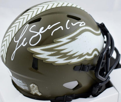 LeSean McCoy Signed Philadelphia Eagles Salute to Service Mini Helmet