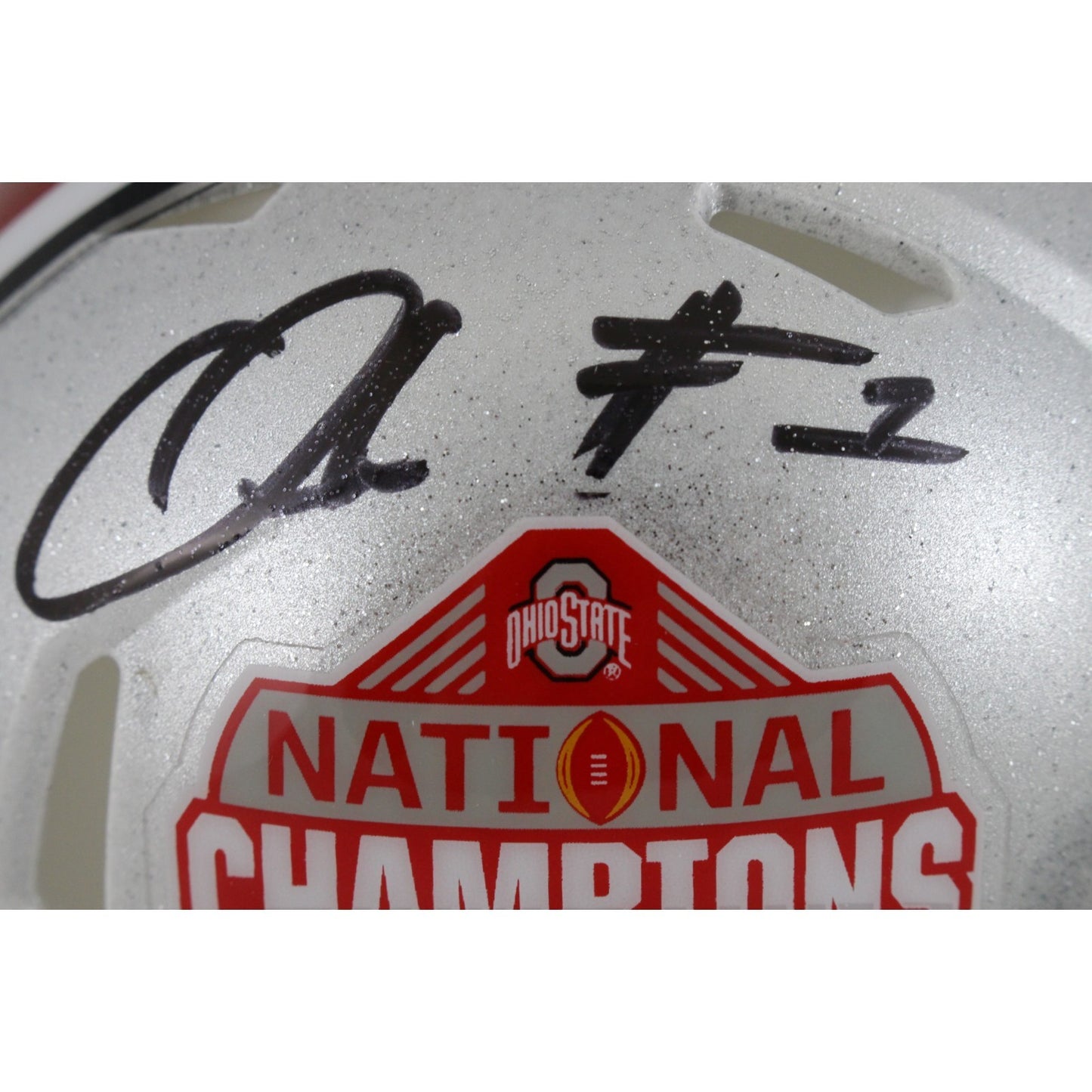 Quinshon Judkins Autographed Ohio State National Champ Mini Helmet