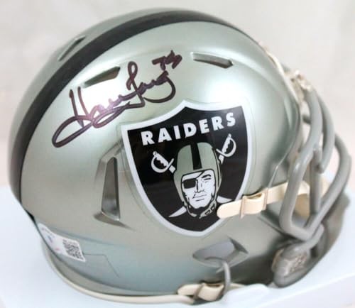Howie Long Signed Oakland Raiders Flash Speed Mini Helmet