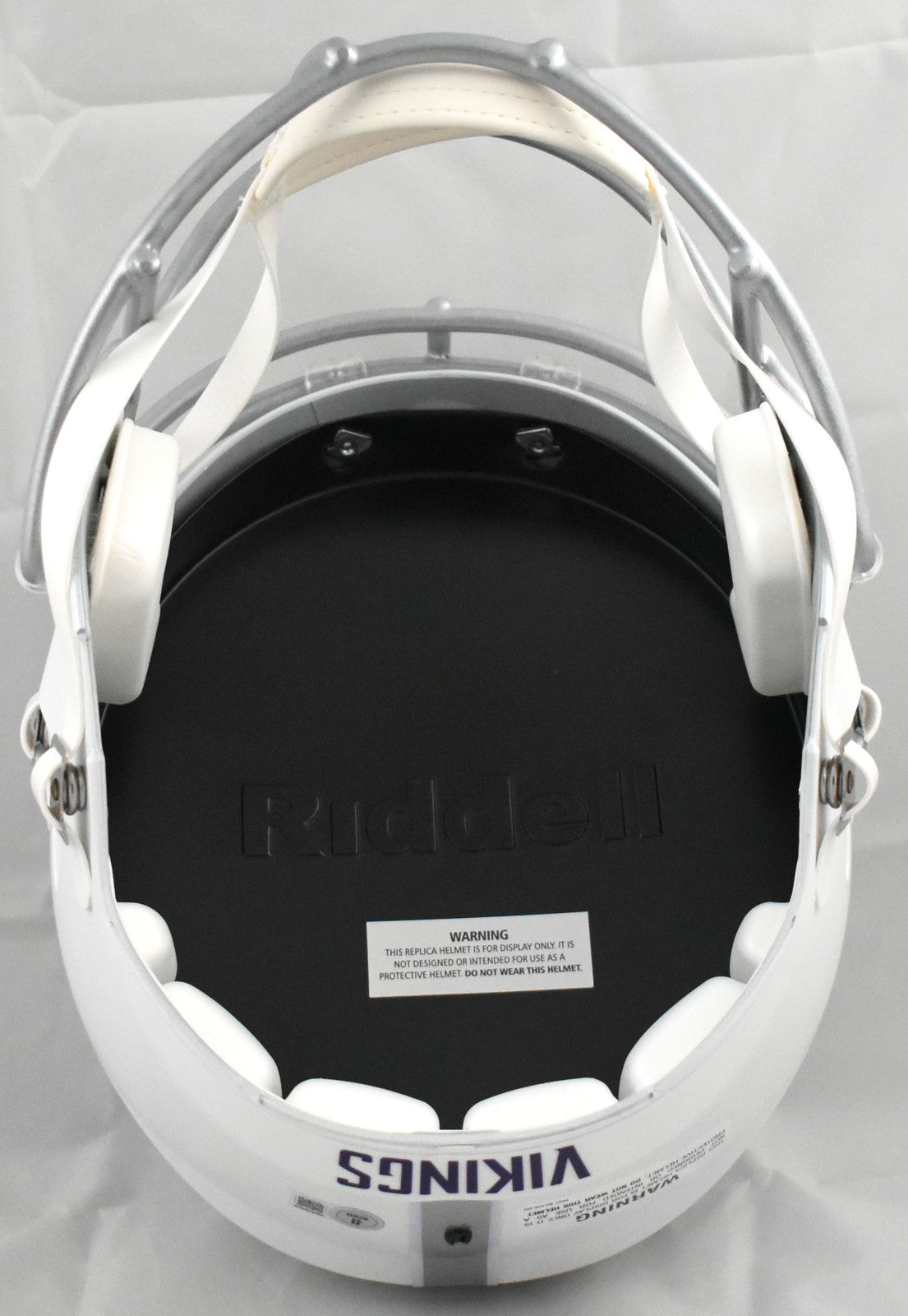 Justin Jefferson Autographed Minnesota Vikings 2024 Alternate Speed Helmet