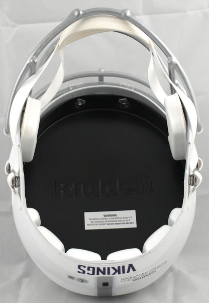 Justin Jefferson Autographed Minnesota Vikings 2024 Alternate Speed Helmet