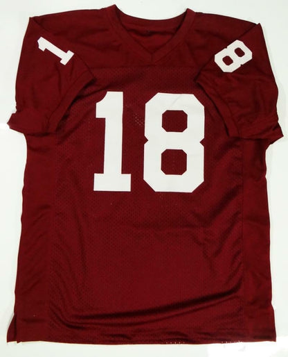 Jermaine Gresham Autographed Maroon College Style Custom Jersey