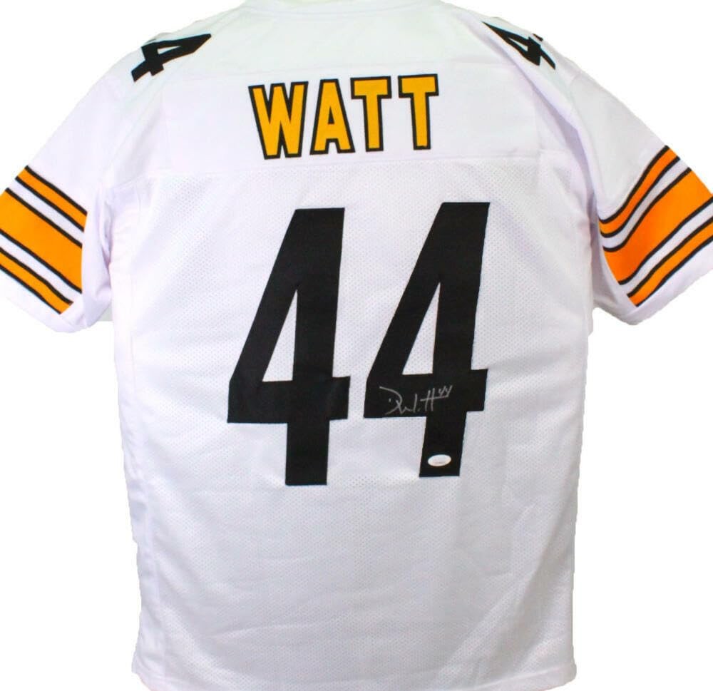 Derek Watt Signed White Pro Style Custom Jersey