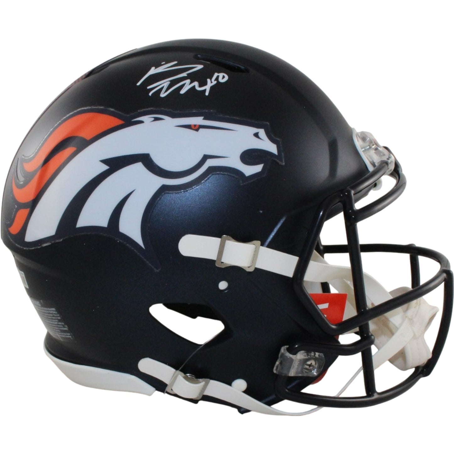 Bo Nix Signed Denver Broncos Full Size Authentic Helmet