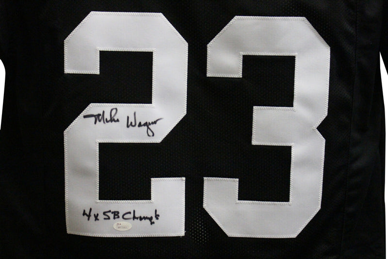 Mike Wagner Signed Pittsburgh Steelers Custom Jersey 4x SB Champs