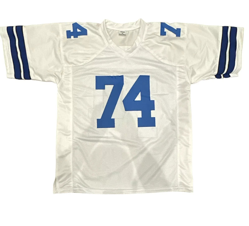 Bob Lilly Signed Dallas Cowboys Custom Football Jersey (4 Inscriptions)