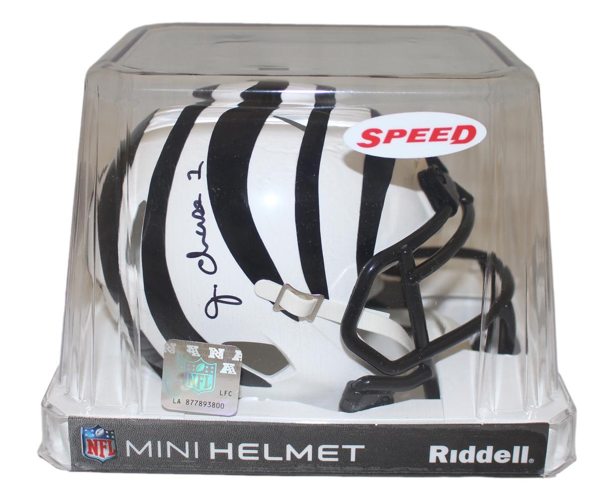 Ja'Marr Chase Cincinnati Bengals Autographed Alternate Speed Mini Helmet