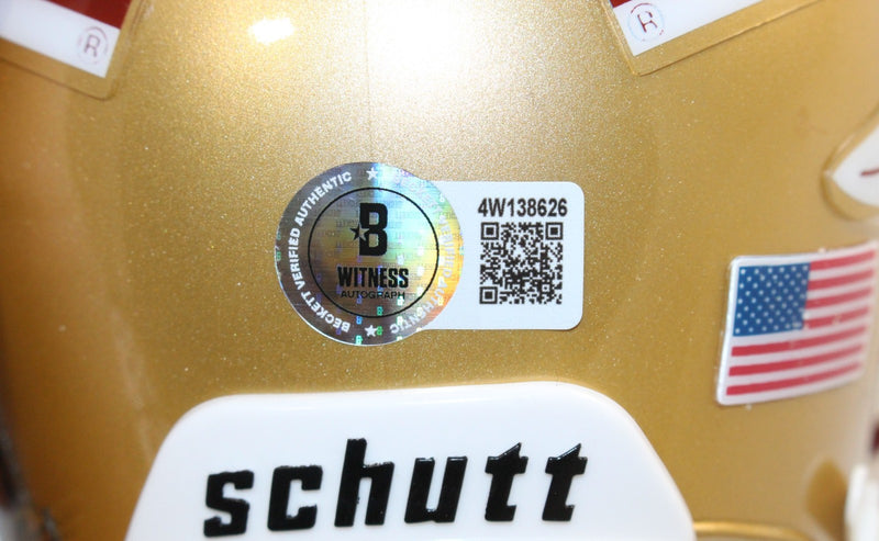 Derrick Brooks Autographed Florida State Seminoles Schutt Mini Helmet