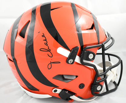 Ja'Marr Chase Signed Cincinnati Bengals Full Size Speedflex Helmet
