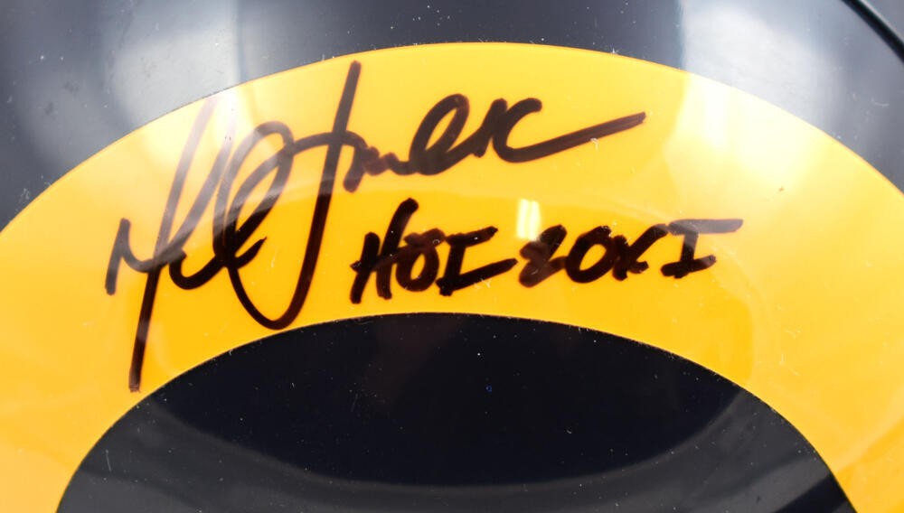 Marshall Faulk Signed St. Louis Rams Throwback Mini Helmet