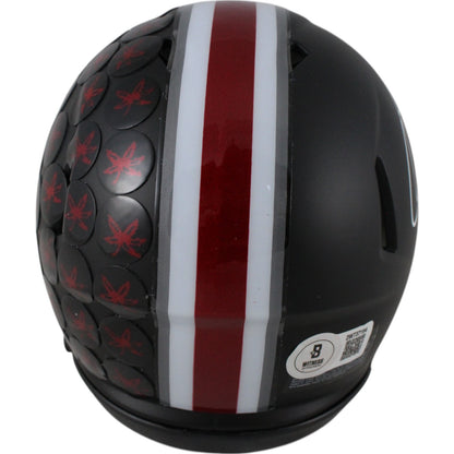 Quinshon Judkins Autographed Ohio State Buckeyes Speed Mini Helmet