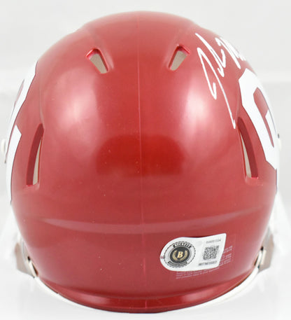John Mateer Signed Oklahoma Sooners Speed Mini Helmet