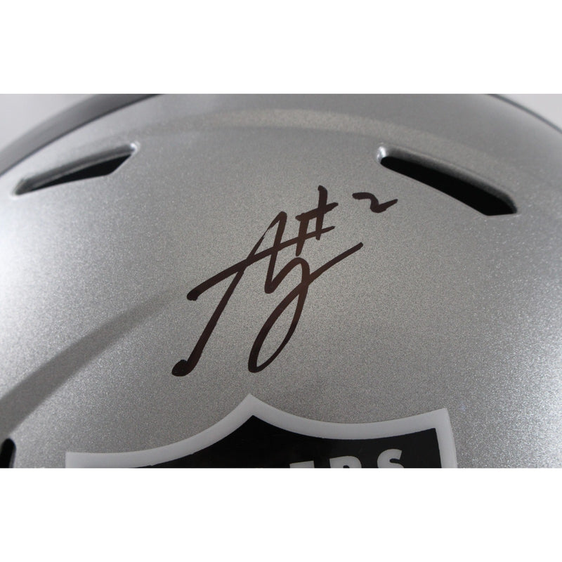 Ashton Jeanty Las Vegas Raiders Autographed Full Size Replica Helmet