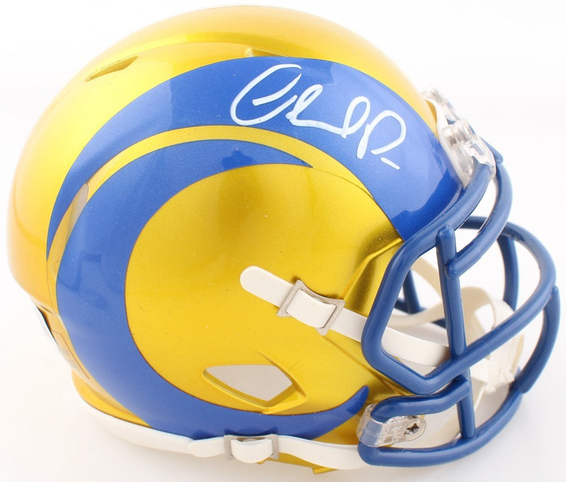 Orlando Pace Autographed Los Angeles Rams Flash Mini Helmet