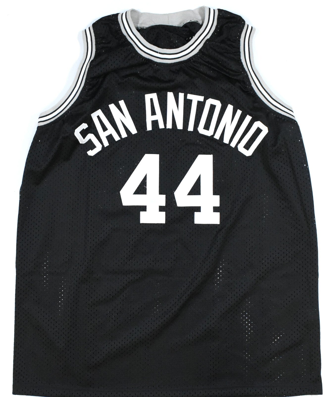 George Gervin Autographed San Antonio Spurs Style Black Custom Jersey
