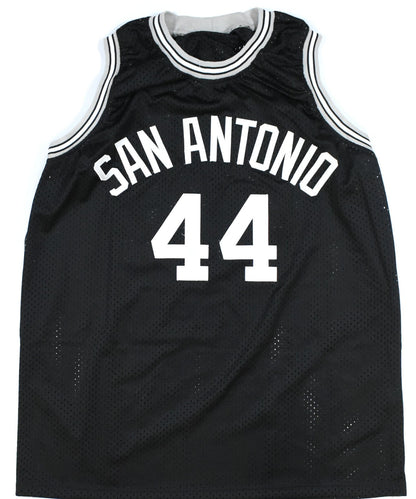 George Gervin Autographed San Antonio Spurs Style Black Custom Jersey