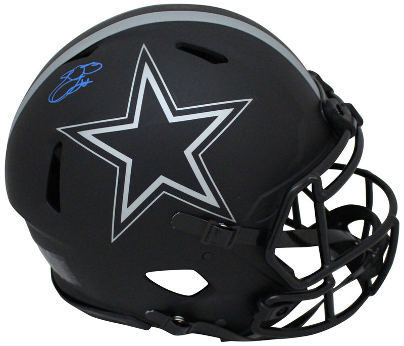 Emmitt Smith Signed Dallas Cowboys Authentic Eclipse Speed Full Size Helmet