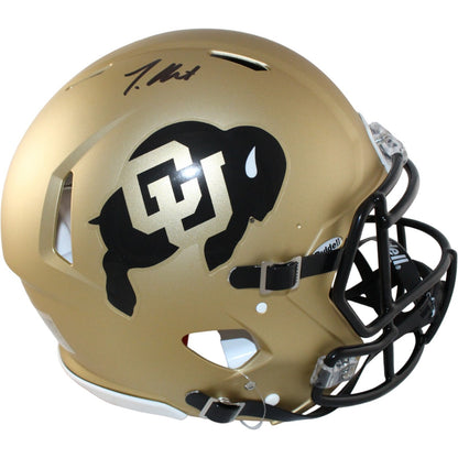 Travis Hunter Autographed Colorado Buffaloes Full Size Authentic Helmet