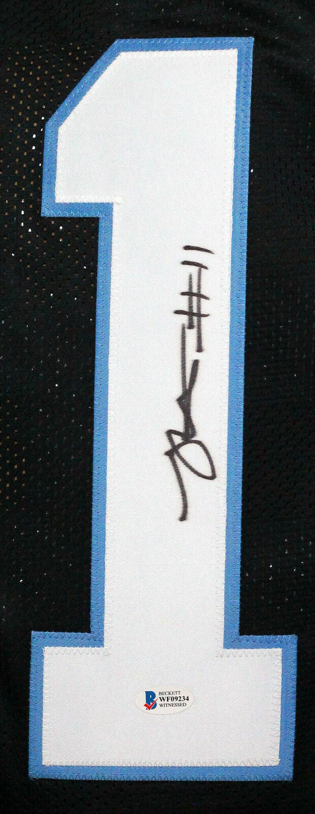 Robby Anderson Signed Black Custom Football Jersey