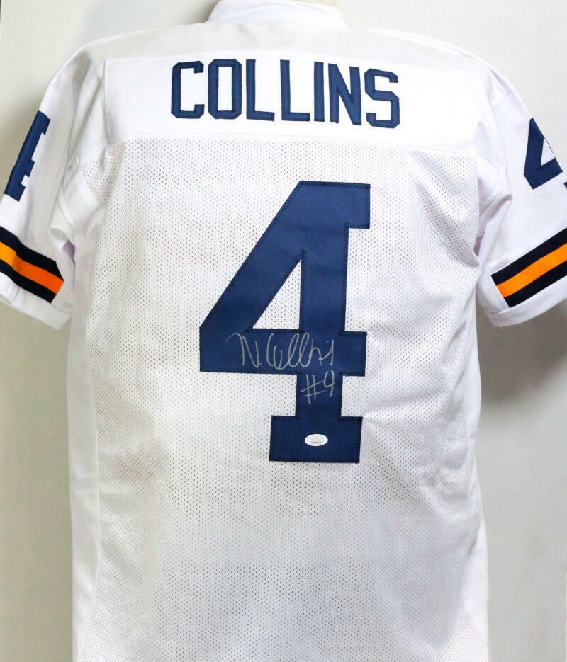 Nico Collins Autographed White Custom Jersey