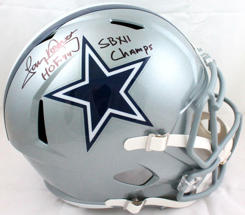 Tony Dorsett Autographed Dallas Cowboys Full Size Speed Helmet
