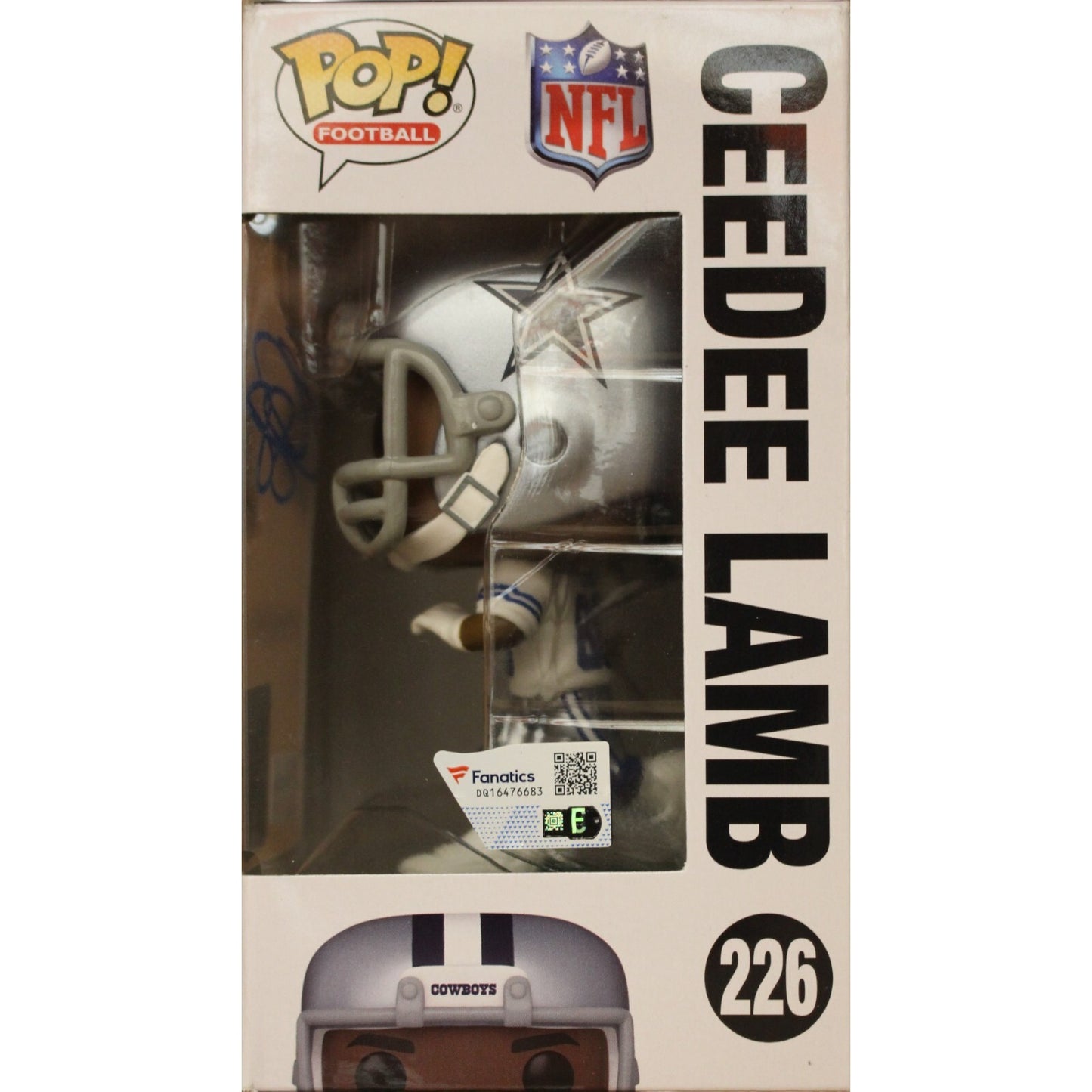 CeeDee Lamb Autographed Dallas Cowboys Funko Pop! (Fanatics #226)