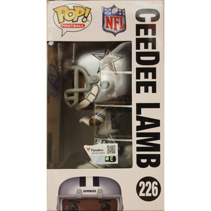 CeeDee Lamb Autographed Dallas Cowboys Funko Pop! (Fanatics #226)