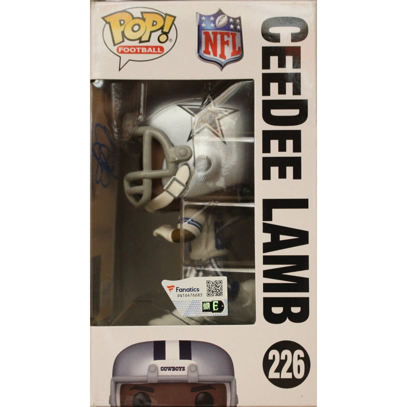 CeeDee Lamb Autographed Dallas Cowboys Funko Pop! (Fanatics #226)